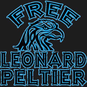  Womens FREE LEONARD PELTIER - used look V-Neck T-Shirt