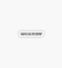 Frank Ocean Transparenter Sticker