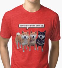 Mean Doggos Tri-blend T-Shirt