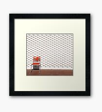 Gallery Wall and Chair Framed Print