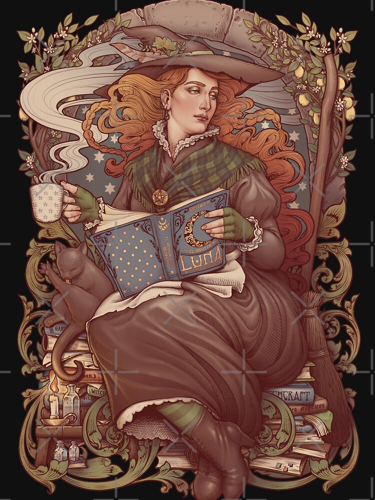 NOUVEAU FOLK WITCH by medusadollmaker