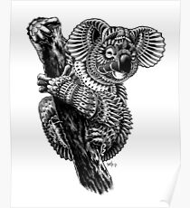 Ornate Koala Poster