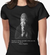 Maya Angelou Women's Fitted T-Shirt