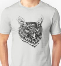 Ornate Owl Head Unisex T-Shirt