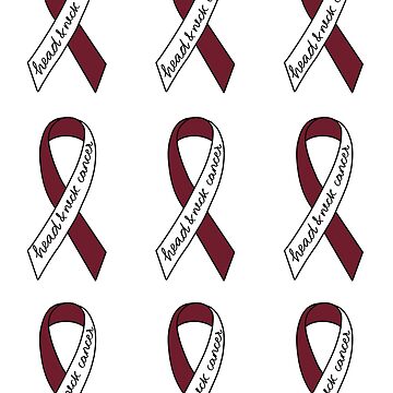Burgundy Cancer Ribbon, Awareness Ribbons (No Personalization) - Pack of 10