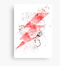 Flash lightning bolt Canvas Print