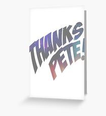 Thank you, Peter. Grußkarte