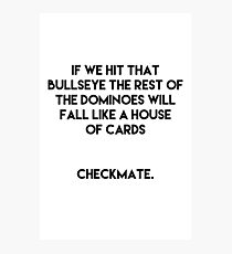 Checkmate - Futurama Photographic Print