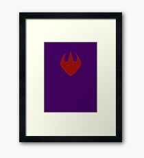 Foot Clan Framed Print
