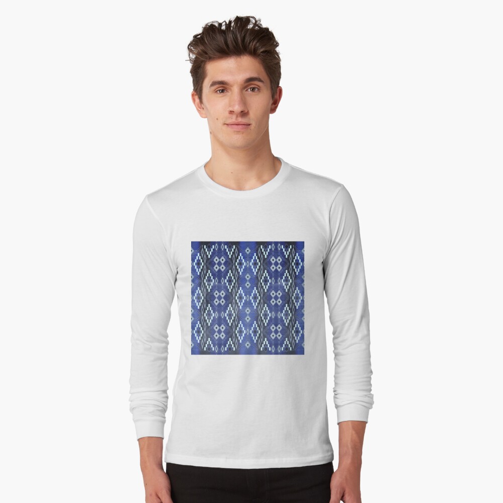 Denim Ombre' Santa Fe Long Sleeve T-Shirt