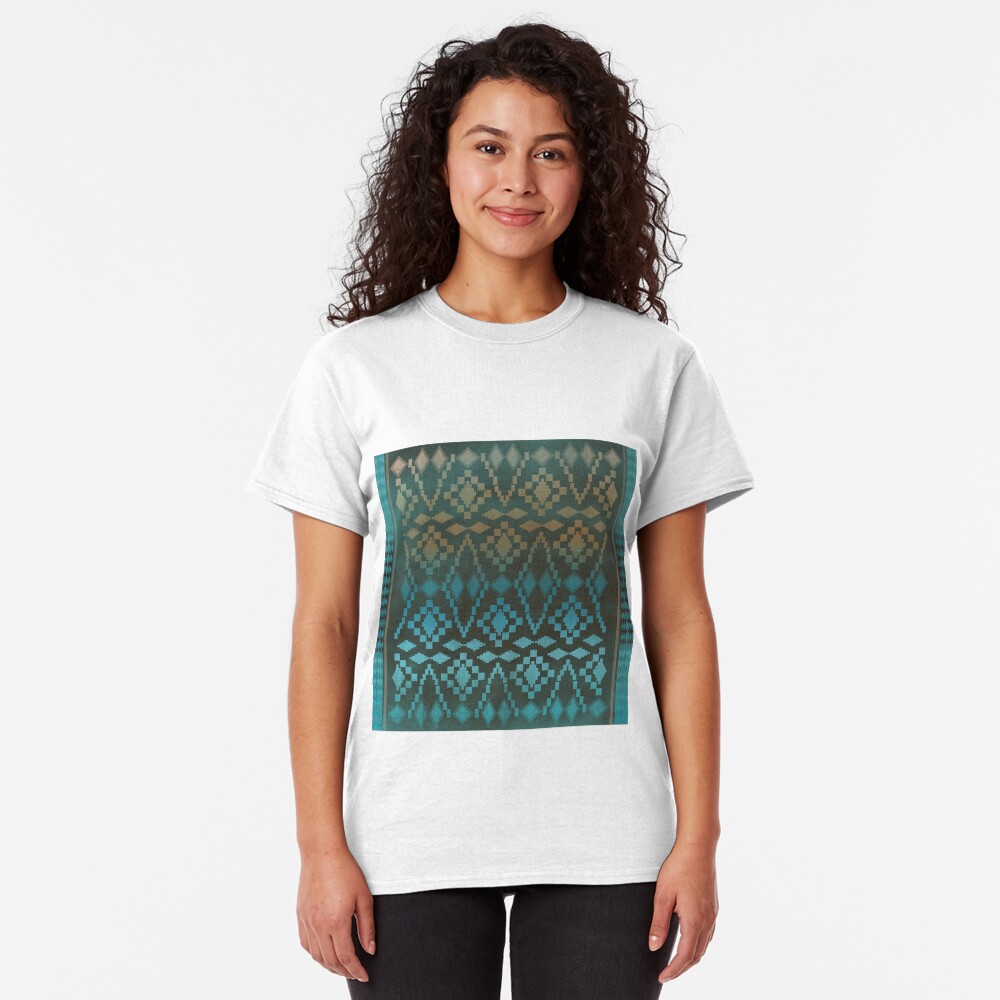 Aqua Southwest Ombre' Classic T-Shirt