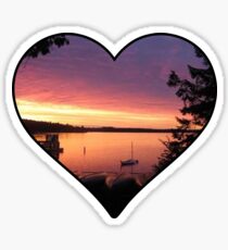 Chippewa Ranch Camp Sunset Sticker