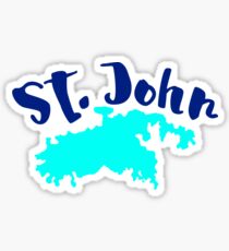 St. John US Virgin Islands Solid Sticker