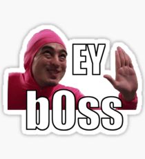 Pegatina Pink Guy Ey b0ss
