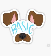 Snapchat Dog Stickers | Redbubble