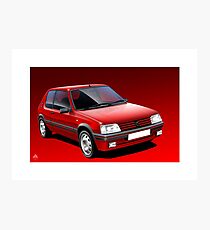 Poster artwork - Peugeot 205 GTi Photographic Print