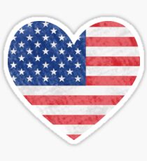 American Heart Sticker