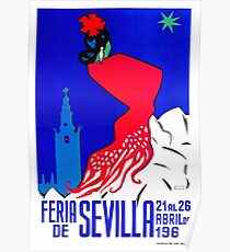 Spain 1964 Seville April Fair Poster Poster