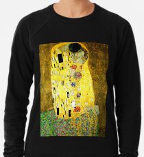 Der Kuss von Gustav Klimt Leichtes Sweatshirt