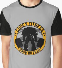 Know No Fear (large badge) Graphic T-Shirt