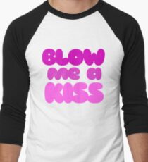 BLOW me a kiss Baseballshirt für Männer