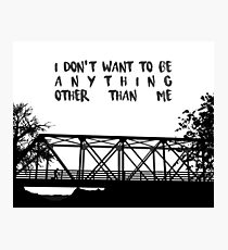 I Don't Want To Be - ONE TREE HILL Photographic Print