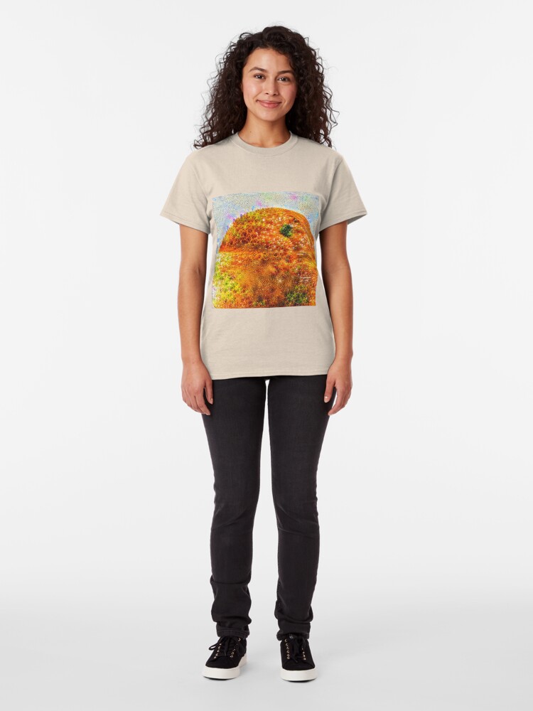 Alternate view of #DeepDreamed Frozen Orange Classic T-Shirt
