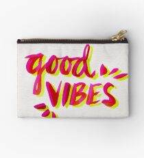 Good Vibes – Pink & Yellow Studio Pouch