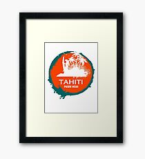 TAHITI surf Paradise Framed Print