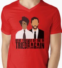 Camiseta para hombre de cuello en v Multitud de TI