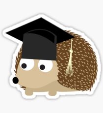 Netter Igel-Absolvent Sticker