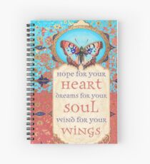 Cuaderno de espiral Esperanza para tu corazón, sueños para tu alma ...