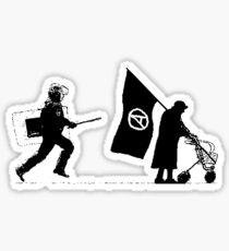 Police & Granny Sticker