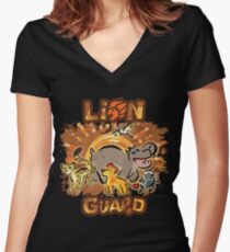 Lion Guard - Höhlenmalerei Shirt mit V-Ausschnitt