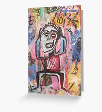 Untitled (Noise) Neo-Expressionism Greeting Card