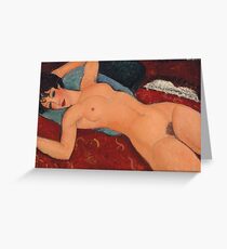 Amedeo Modigliani - Nu Couche Greeting Card
