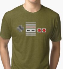 NES Controller Tri-blend T-Shirt