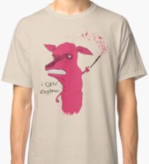 Bad Explanation Art Dog Classic T-Shirt
