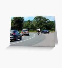 Sharing the Road Greeting Card