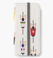 Fahrradgruppe iPhone Flip-Case/Hülle/Klebefolie
