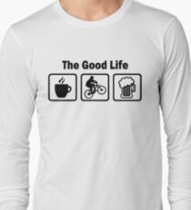 The Good Life Mountain Biking Long Sleeve T-Shirt