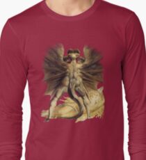 William Blake: The Great Red Dragon Long Sleeve T-Shirt