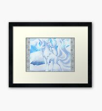 a snow woof Framed Print