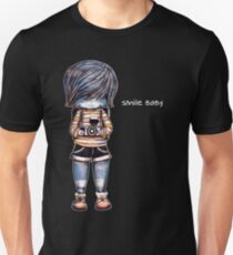 Lächeln-Baby - Retro T-Stück Slim Fit T-Shirt