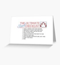 duels are dumb and immature Greeting Card