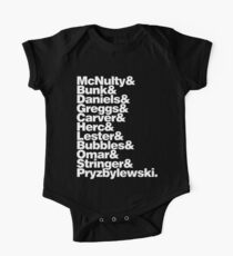 THE WIRE Short Sleeve Baby One-Piece