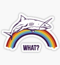 Rainbow Shark Sticker