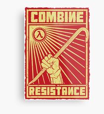 Combine Resistance Metal Print