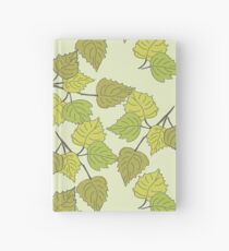 Birch leaves Hardcover Journal