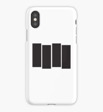 Black Flag Logo Bars Only iPhone Case